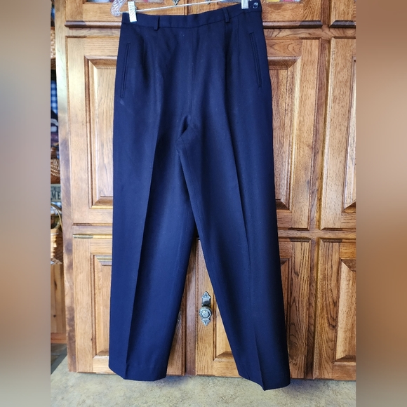 Talbots 2 Piece Deep Purple Wool Pants Suit (Jacket Size P8 Pants Size 8) - Picture 5 of 8